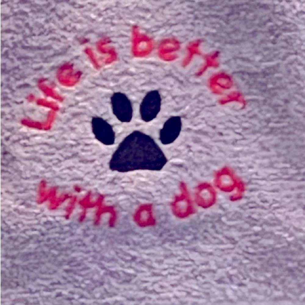 Hand Towel - Life is Better With a dog